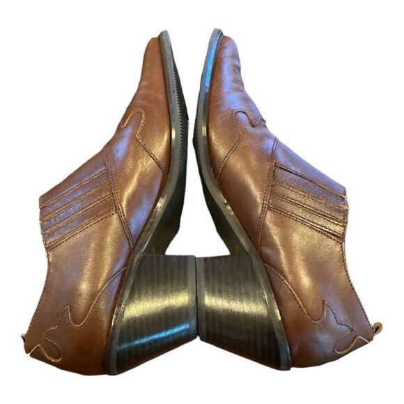 Covington Winklepicker Stacked Ankle Booties Size 7.5 - Picture 6 of 11